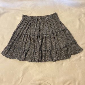 Blue Floral Ditsy Skirt from Shein